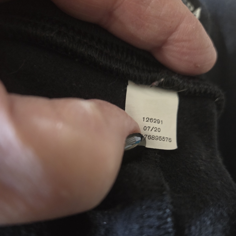 Black High-Waisted Leggings Vera Wang Xl - Picture 4 of 4